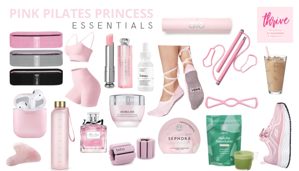 living like a pink pilates princess for a day🎀🤍 (pilates, soft makeup  tutorial, cooking & skincare!) 